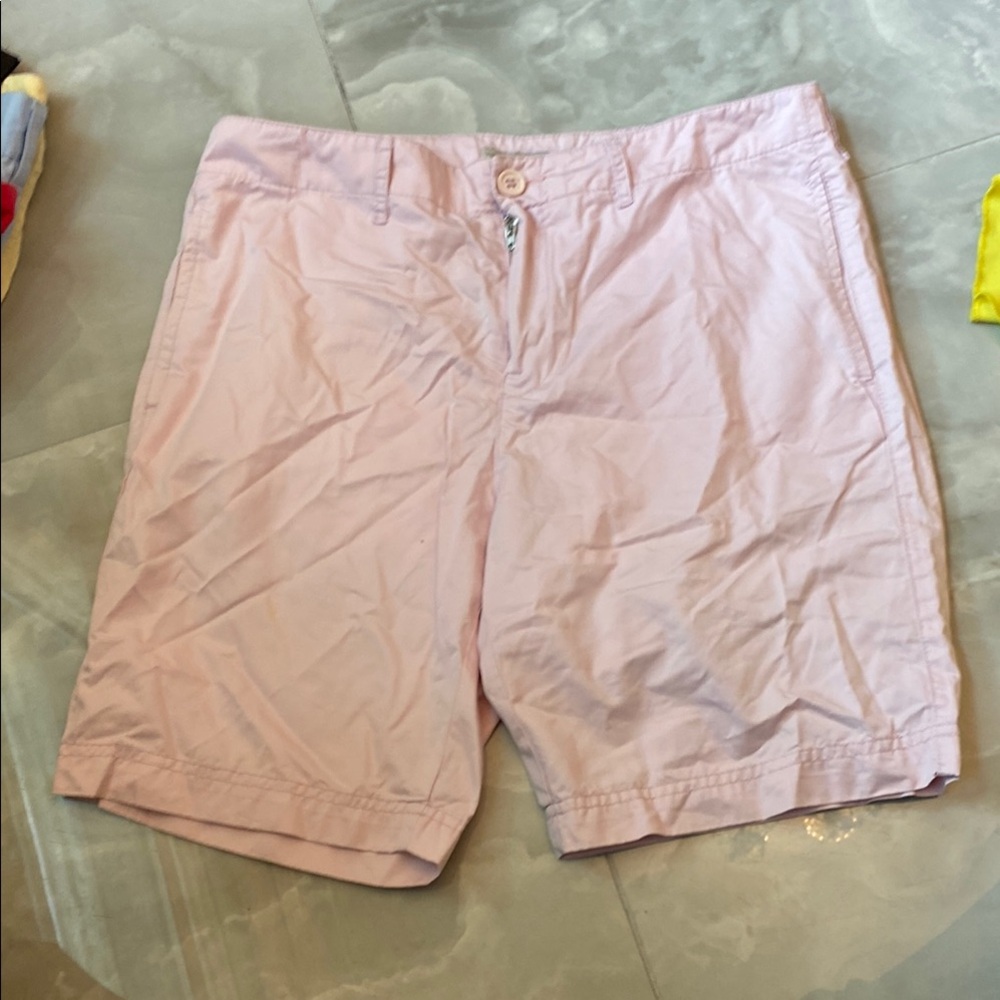 Pink Flat Front Casual Shorts Lightweight Cotton super soft all COTTON